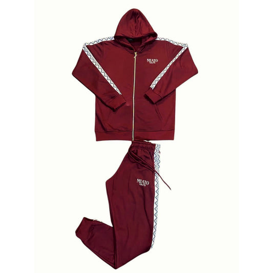 ZigZag Tracksuit [Maroon]